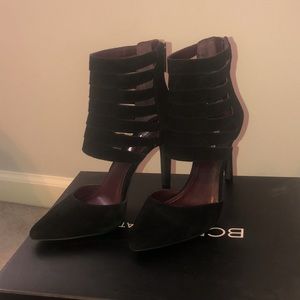 BCBGeneration CHELLSEA Black Lux Kid Suede bootie